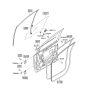 Diagram for 2011 Kia Sedona Door Seal - 821204D001