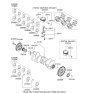 Diagram for 2011 Kia Sorento Flywheel - 232003C140