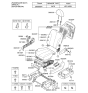 Diagram for 2012 Kia Sedona Seat Cushion - 882004D322CS8