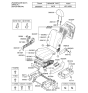 Diagram for 2007 Kia Sedona Seat Cushion - 882004D322CS8