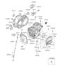 Diagram for 2008 Kia Sedona Engine Mount Bracket - 452173A570