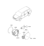 Diagram for Kia Sedona Fuel Door Hinge - 815974D000