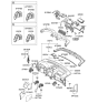 Diagram for 2014 Kia Sedona Air Bag - 845304D501