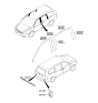 Diagram for Kia Sedona Emblem - 863164D000