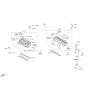 Diagram for 2010 Kia Sorento Cylinder Head Gasket - 223113C130