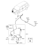 Diagram for Kia Washer Pump - 986104D000