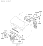 Diagram for Kia Sedona Exhaust Heat Shield - 285263C110