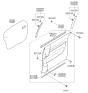 Diagram for 2012 Kia Sedona Weather Strip - 833314D000