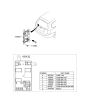 Diagram for 2013 Kia Sedona Fuse Box - 919584D220