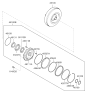 Diagram for 2010 Kia Sedona Torque Converter - 451003B010