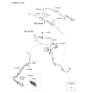 Diagram for Kia Power Steering Hose - 575104D202