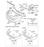 Diagram for 2013 Kia Sedona Bumper - 866114D001