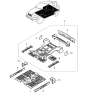 Diagram for Kia Floor Pan - 1K08A53600A
