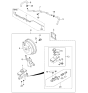 Diagram for 2000 Kia Sportage Brake Booster - 0K08A43950C