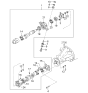 Diagram for 1998 Kia Sportage Drive Shaft - 0K02H25010C