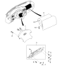 Diagram for 2001 Kia Sportage Air Bag - 0K07057K5070