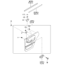 Diagram for 1998 Kia Sportage Weather Strip - 0K01973810