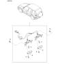 Diagram for 2000 Kia Sportage Interior Light Bulb - 0K71051272