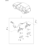 Diagram for 2001 Kia Sportage Interior Light Bulb - 0K71051272