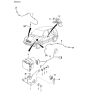 Diagram for 2002 Kia Sportage ABS Sensor - 0K08A43701