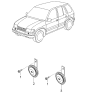 Diagram for 2000 Kia Sportage Horn - 0K08B66790B