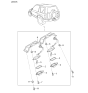 Diagram for 2002 Kia Sportage Interior Light Bulb - KKY0151274