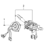 Diagram for 2000 Kia Sportage Headlight Switch - 0K0AF66120B