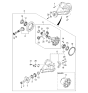 Diagram for 2001 Kia Sportage Speed Sensor - 0K08E43711