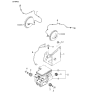 Diagram for Kia Sportage ABS Control Module - 0K08A43783A