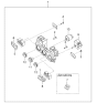 Diagram for 2000 Kia Sportage A/C Switch - 0K07061190D