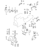 Diagram for 1997 Kia Sportage Engine Mount - 0K01139820C