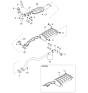 Diagram for 2000 Kia Sportage Muffler - 0K07F40100A