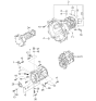 Diagram for 1998 Kia Sportage Bellhousing - 0K01117100B