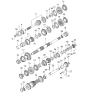 Diagram for 1999 Kia Sportage Camshaft Seal - 0K01117396