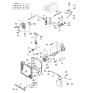 Diagram for 2000 Kia Sportage Coolant Reservoir Hose - 0K01115381A