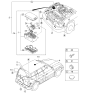 Diagram for 2001 Kia Sportage Relay Block - 0K07A66765