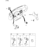 Diagram for 2002 Kia Sportage Cruise Control Switch - 0K07A66160