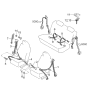 Diagram for 2002 Kia Sportage Seat Belt - 0K07E5773196