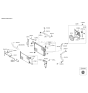 Diagram for 2009 Kia Sportage Coolant Reservoir Hose - 254512E500