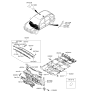 Diagram for 2007 Kia Sportage Dash Panels - 841201F500