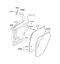 Diagram for 2009 Kia Sportage Door Moldings - 838301F000