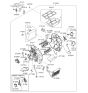 Diagram for Kia Sportage Evaporator - 971391F201