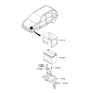 Diagram for 2010 Kia Sportage Battery Tray - 371502E000