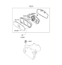 Diagram for 2007 Kia Sportage Instrument Cluster - 940011F042