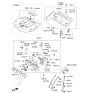Diagram for 2010 Kia Sportage Engine Cover - 2924023700