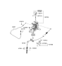 Diagram for 2007 Kia Sportage Shift Knob - 467201F200WK