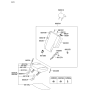 Diagram for 2006 Kia Sportage Seat Cushion - 891001F0011GE