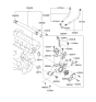 Diagram for 2009 Kia Sportage Thermostat Gasket - 2561435511