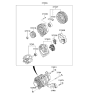 Diagram for Kia Alternator - 3730023650