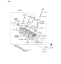 Diagram for Kia Sportage Cylinder Head - 22100372B0